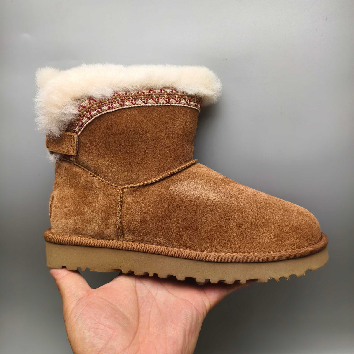4517 Ethnic Style Back-Strap Shoes — Chestnut (In Stock)
