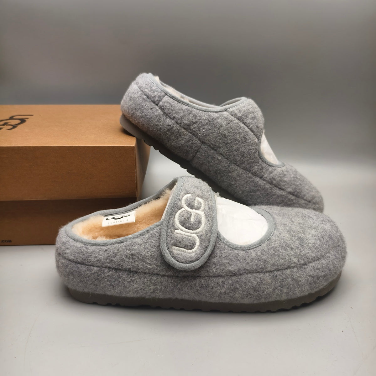 5097 Mary Jane Ultra-Light Casual Shoes — Gray (In Stock)