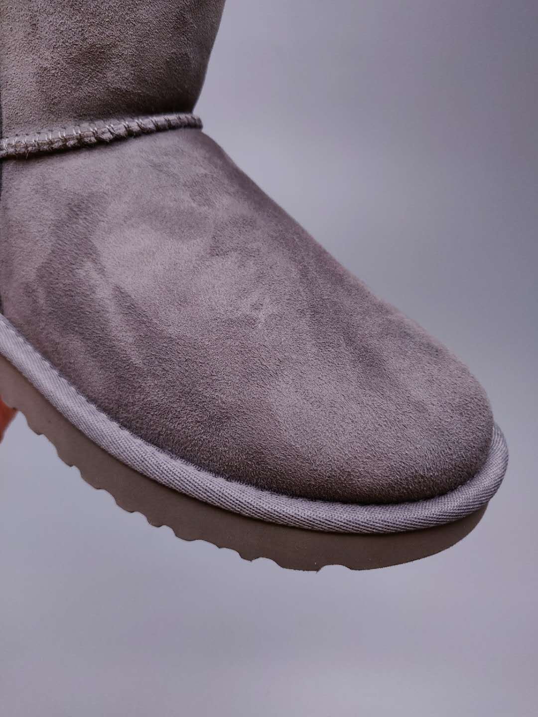 2480 Side Zipper Mid-Calf Boots — Gray (In Stock)
