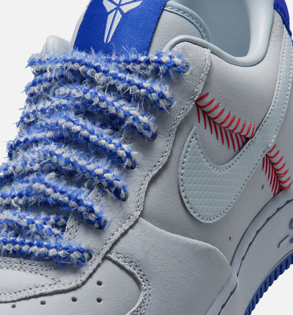 Nike Air Force 1 Low Retro Wolf Grey and Rush Blue Men's Lifestyle Shoe – Wolf Grey / Rush Blue