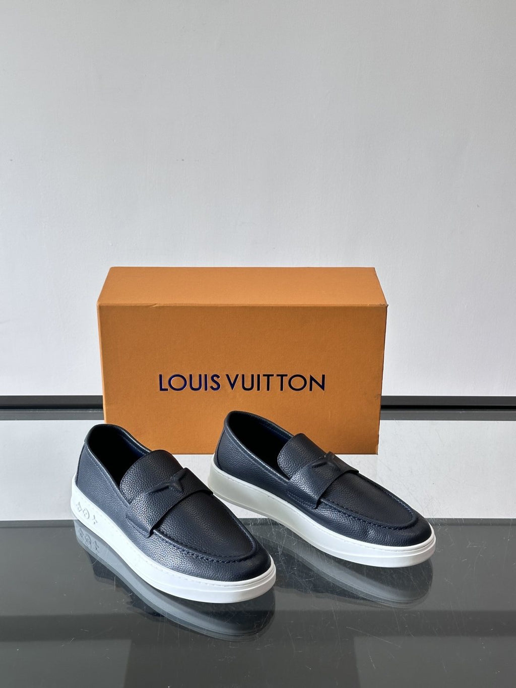 Louis Vuitton Black Platform Loafers