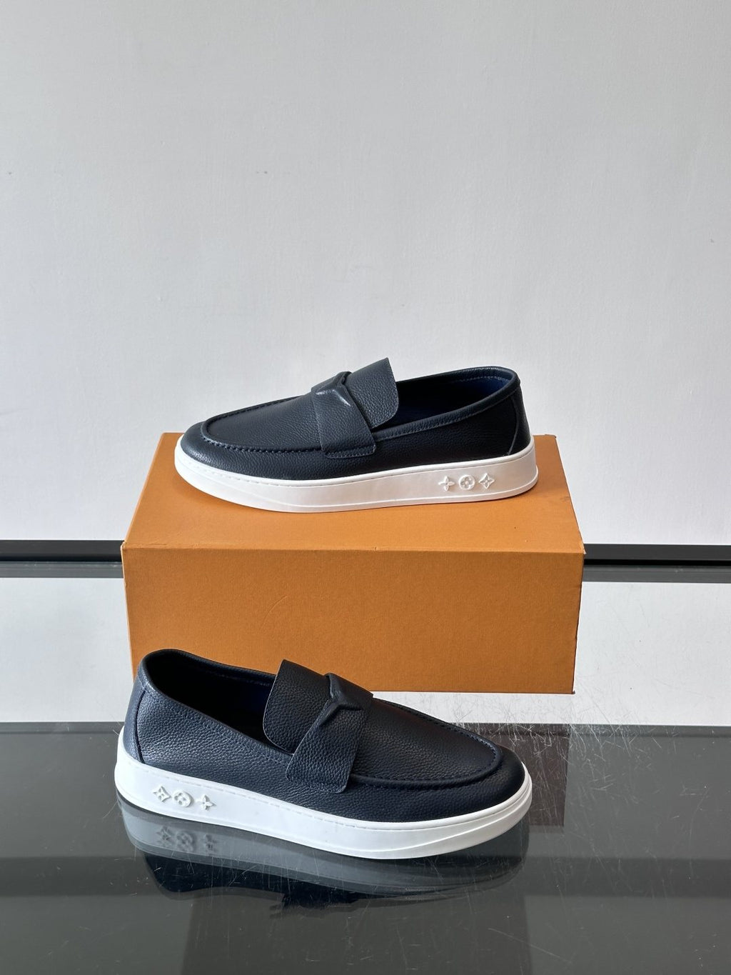 Louis Vuitton Black Platform Loafers