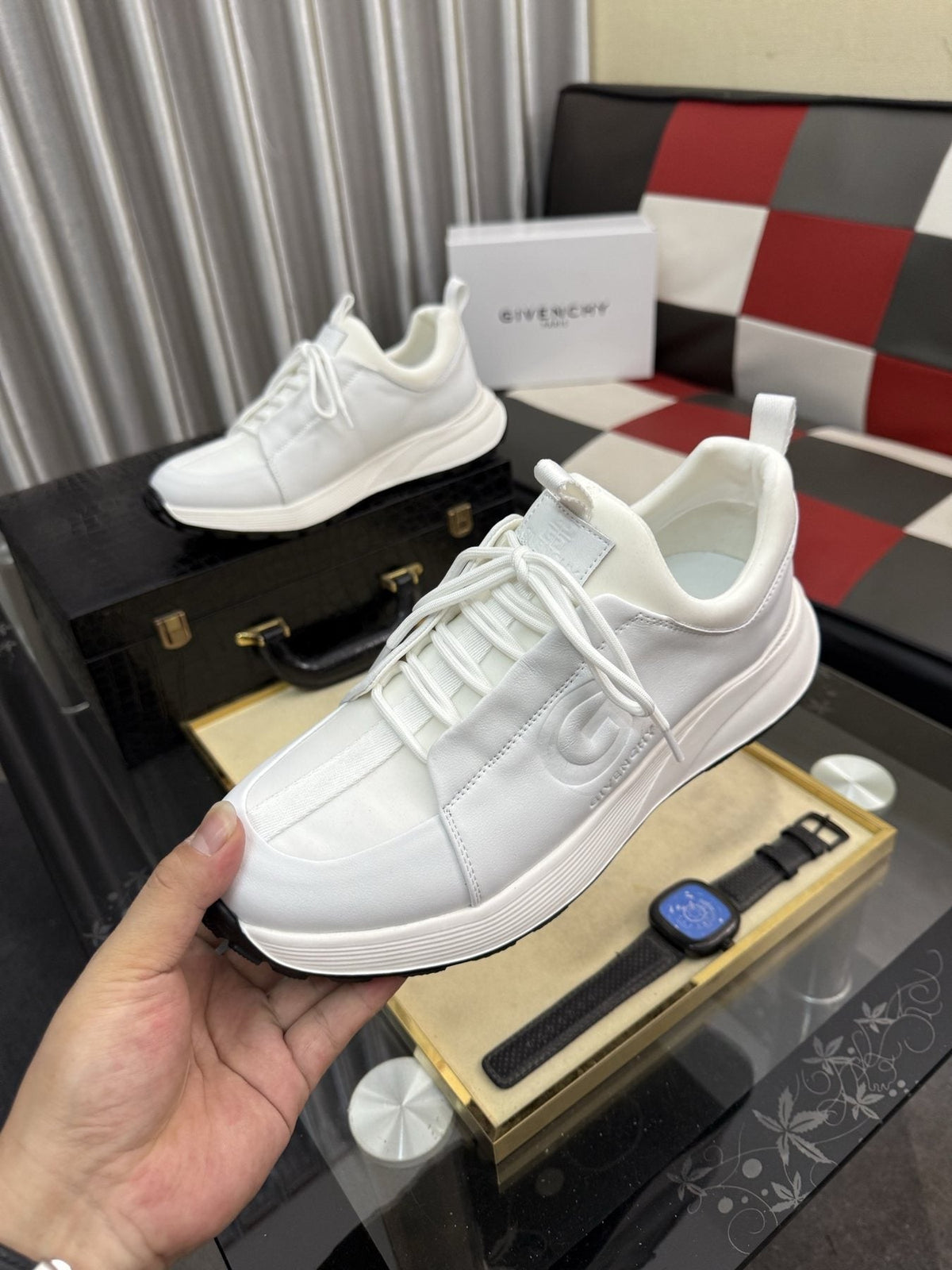 Givenchy Low-Top Logo Strap Sneakers