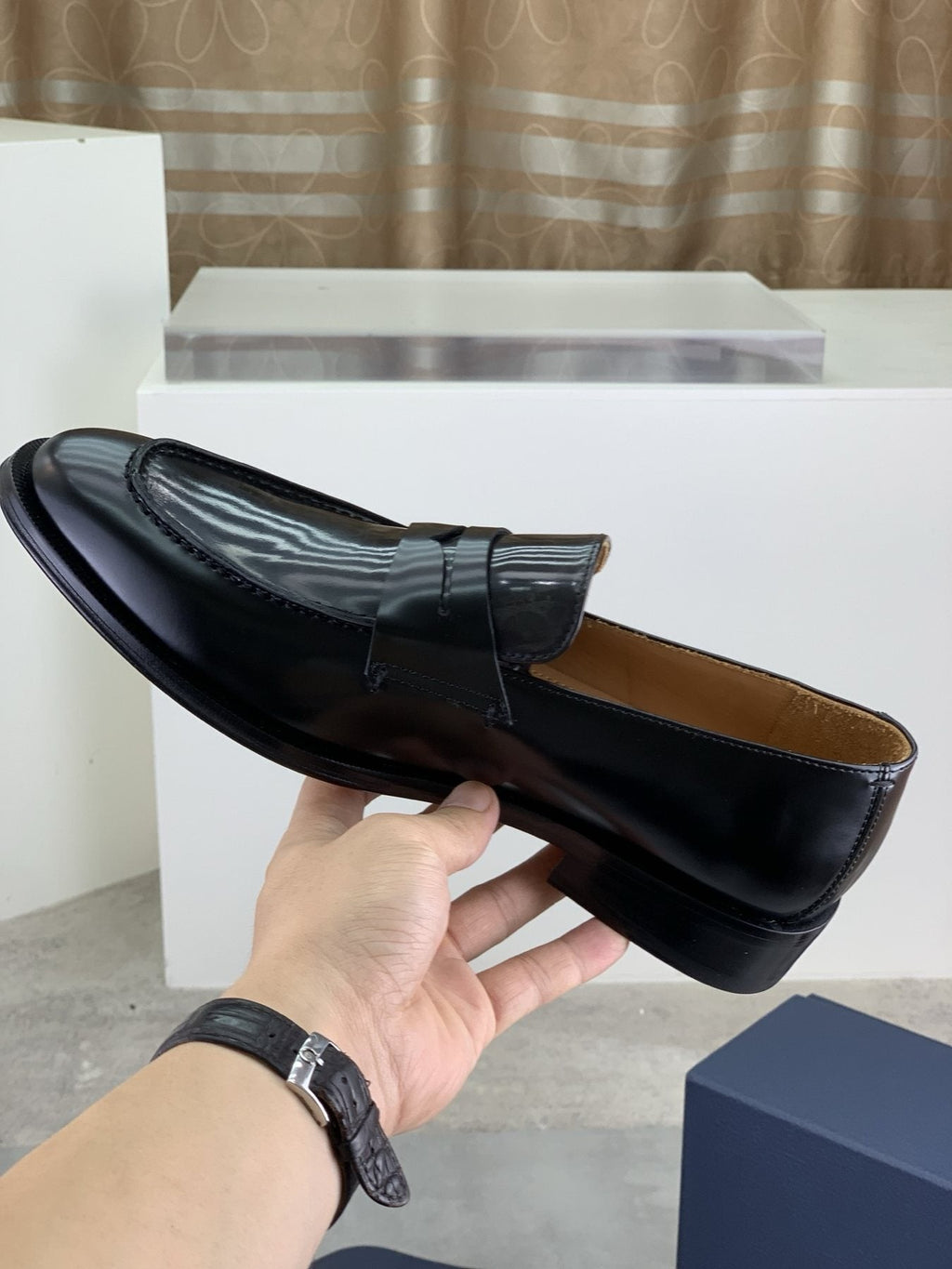 Dior Men's Black Tassel Loafers