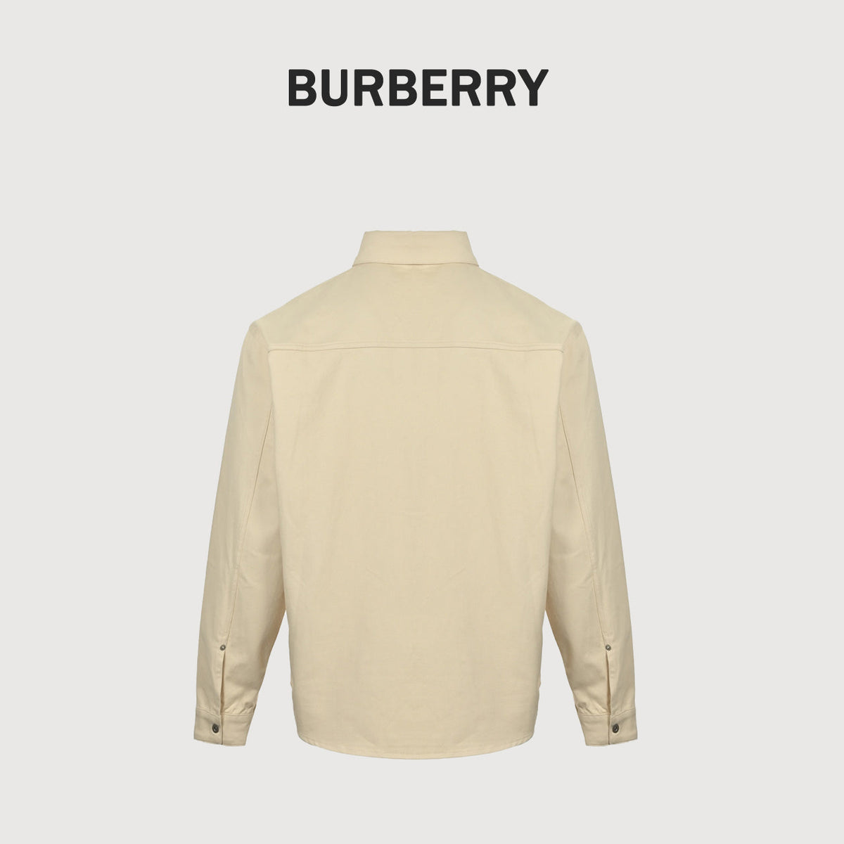Burberry 25SS Shield Logo Spread Collar Denim Shirt Jacket
