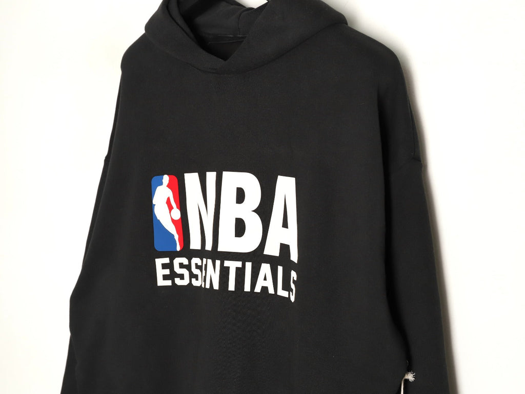 Fear of God NBA-Graphic Pullover Hoodie - Black