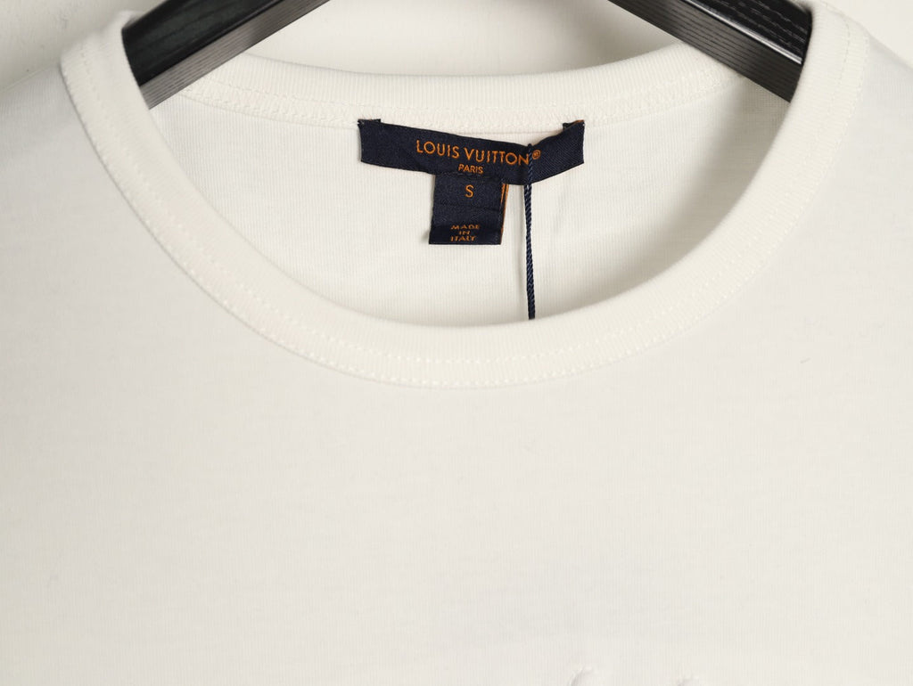 Louis Vuitton Tonal Chest-Logo Short-Sleeve T-Shirt - Cream