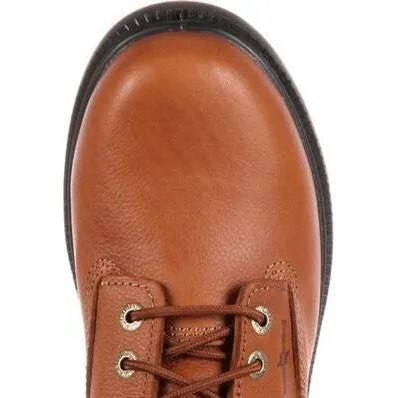 Georgia Men's Farm And Ranch 6" Soft Toe Waterproof Work Boot -Brown- G6503