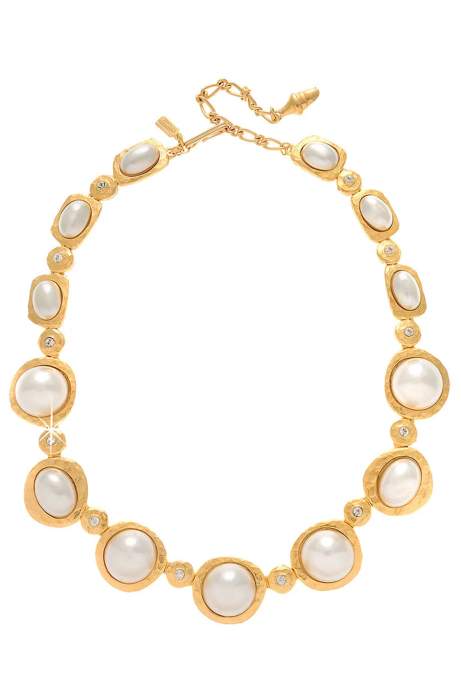 KENNETH JAY LANE White Pearl Necklace