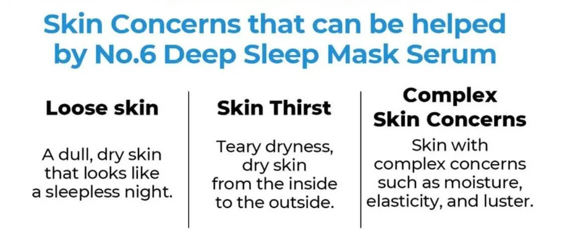 numbuzin No. 6 Deep Sleep Mask Serum 50 ml