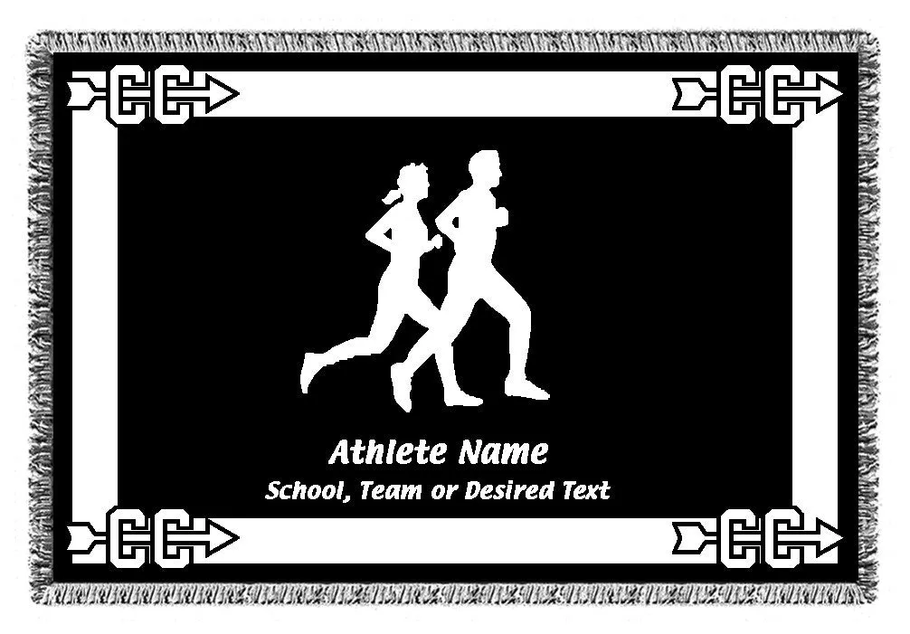 Personalized Sports Woven Blankets