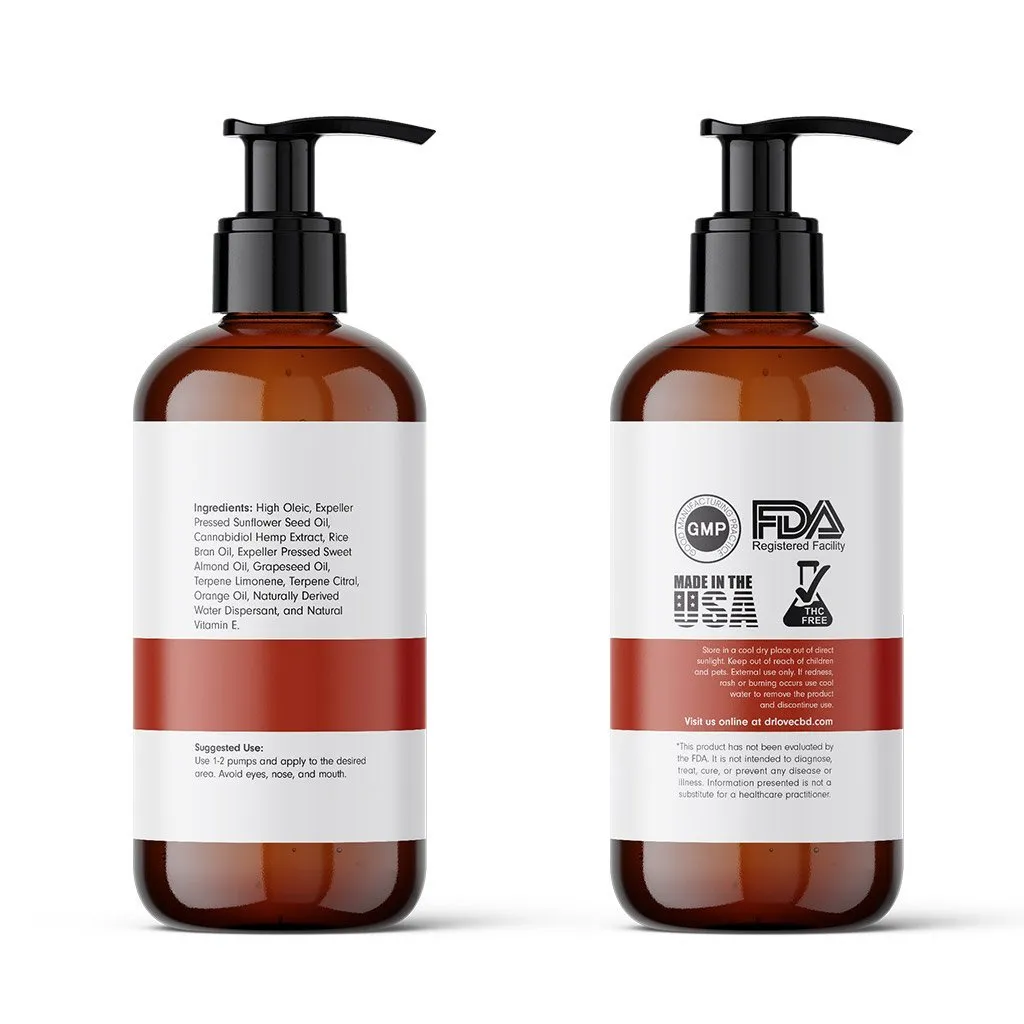 Touch CBD Massage Oil (THC-Free)
